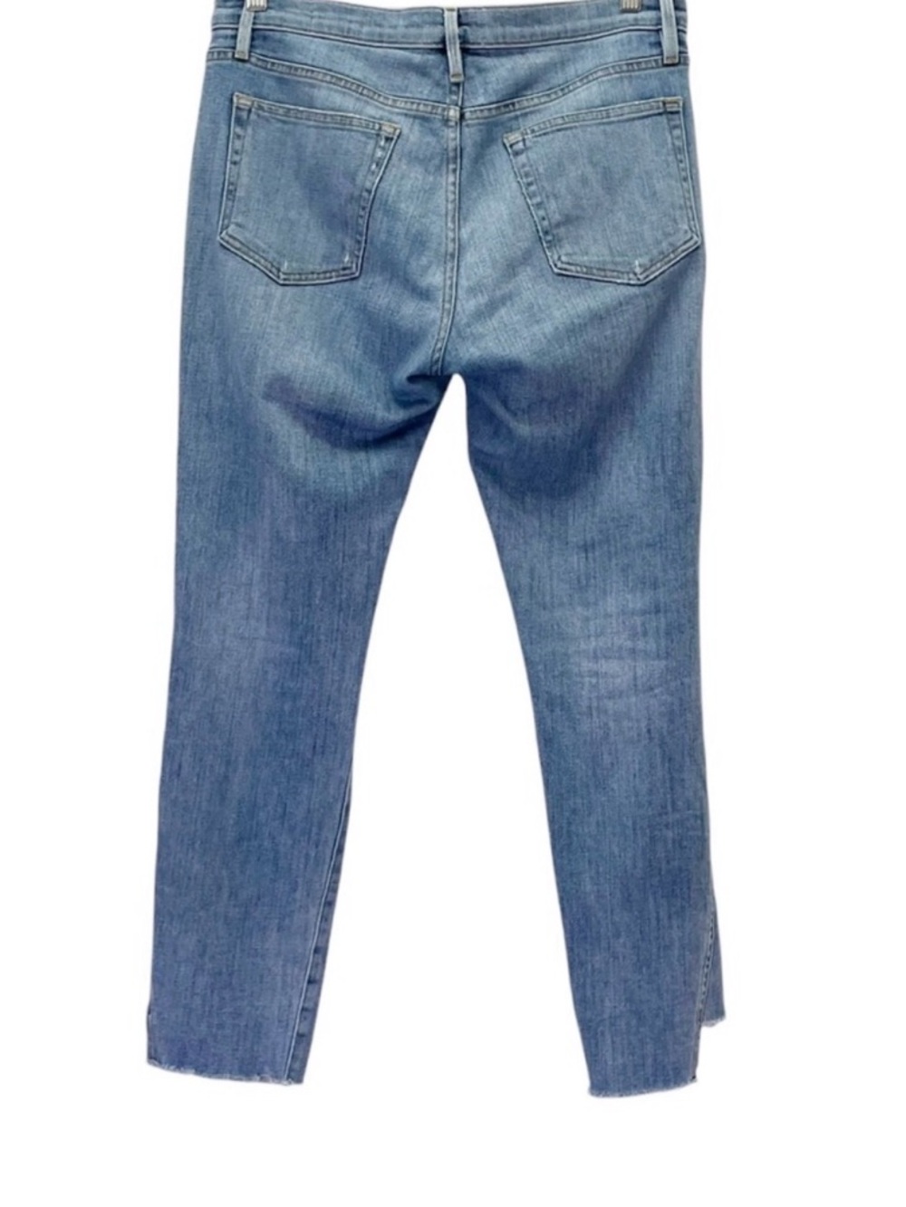 FRAME Le Boy Straight Crop Jeans Beaudry Wash Gusset Hem Size 26 - Picture 3 of 12